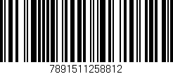 Código de barras (EAN, GTIN, SKU, ISBN): '7891511258812'