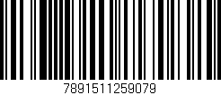 Código de barras (EAN, GTIN, SKU, ISBN): '7891511259079'