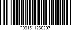 Código de barras (EAN, GTIN, SKU, ISBN): '7891511260297'