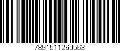 Código de barras (EAN, GTIN, SKU, ISBN): '7891511260563'