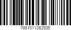 Código de barras (EAN, GTIN, SKU, ISBN): '7891511262505'