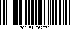 Código de barras (EAN, GTIN, SKU, ISBN): '7891511262772'