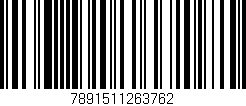 Código de barras (EAN, GTIN, SKU, ISBN): '7891511263762'