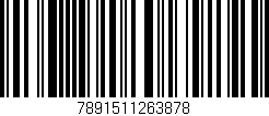 Código de barras (EAN, GTIN, SKU, ISBN): '7891511263878'