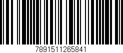 Código de barras (EAN, GTIN, SKU, ISBN): '7891511265841'