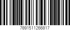 Código de barras (EAN, GTIN, SKU, ISBN): '7891511266817'