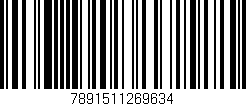 Código de barras (EAN, GTIN, SKU, ISBN): '7891511269634'