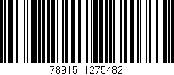 Código de barras (EAN, GTIN, SKU, ISBN): '7891511275482'