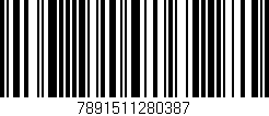 Código de barras (EAN, GTIN, SKU, ISBN): '7891511280387'