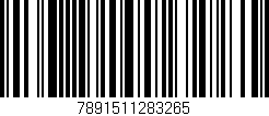 Código de barras (EAN, GTIN, SKU, ISBN): '7891511283265'