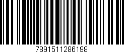 Código de barras (EAN, GTIN, SKU, ISBN): '7891511286198'