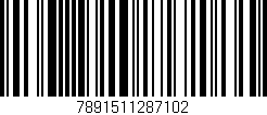 Código de barras (EAN, GTIN, SKU, ISBN): '7891511287102'