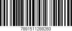 Código de barras (EAN, GTIN, SKU, ISBN): '7891511288260'