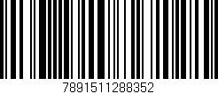 Código de barras (EAN, GTIN, SKU, ISBN): '7891511288352'