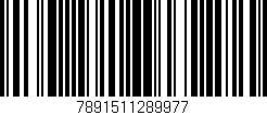 Código de barras (EAN, GTIN, SKU, ISBN): '7891511289977'