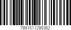 Código de barras (EAN, GTIN, SKU, ISBN): '7891511290362'