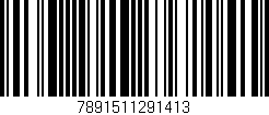 Código de barras (EAN, GTIN, SKU, ISBN): '7891511291413'