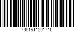 Código de barras (EAN, GTIN, SKU, ISBN): '7891511291710'