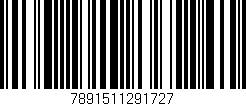 Código de barras (EAN, GTIN, SKU, ISBN): '7891511291727'