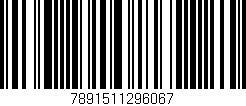 Código de barras (EAN, GTIN, SKU, ISBN): '7891511296067'