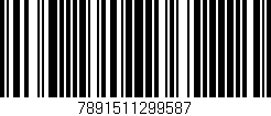 Código de barras (EAN, GTIN, SKU, ISBN): '7891511299587'