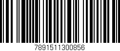 Código de barras (EAN, GTIN, SKU, ISBN): '7891511300856'