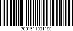 Código de barras (EAN, GTIN, SKU, ISBN): '7891511301198'