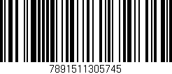 Código de barras (EAN, GTIN, SKU, ISBN): '7891511305745'