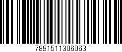 Código de barras (EAN, GTIN, SKU, ISBN): '7891511306063'