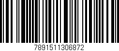 Código de barras (EAN, GTIN, SKU, ISBN): '7891511306872'