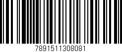 Código de barras (EAN, GTIN, SKU, ISBN): '7891511308081'