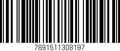 Código de barras (EAN, GTIN, SKU, ISBN): '7891511308197'