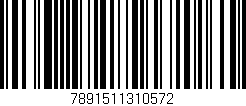 Código de barras (EAN, GTIN, SKU, ISBN): '7891511310572'