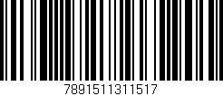 Código de barras (EAN, GTIN, SKU, ISBN): '7891511311517'