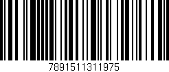 Código de barras (EAN, GTIN, SKU, ISBN): '7891511311975'