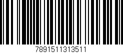 Código de barras (EAN, GTIN, SKU, ISBN): '7891511313511'