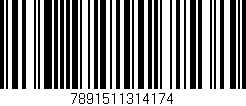 Código de barras (EAN, GTIN, SKU, ISBN): '7891511314174'