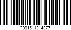 Código de barras (EAN, GTIN, SKU, ISBN): '7891511314877'