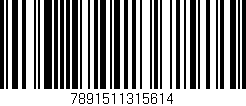 Código de barras (EAN, GTIN, SKU, ISBN): '7891511315614'
