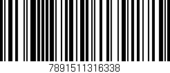 Código de barras (EAN, GTIN, SKU, ISBN): '7891511316338'