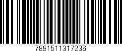 Código de barras (EAN, GTIN, SKU, ISBN): '7891511317236'