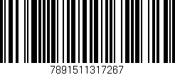 Código de barras (EAN, GTIN, SKU, ISBN): '7891511317267'