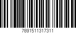 Código de barras (EAN, GTIN, SKU, ISBN): '7891511317311'