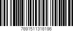 Código de barras (EAN, GTIN, SKU, ISBN): '7891511318196'