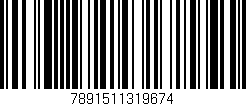 Código de barras (EAN, GTIN, SKU, ISBN): '7891511319674'
