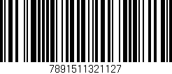 Código de barras (EAN, GTIN, SKU, ISBN): '7891511321127'