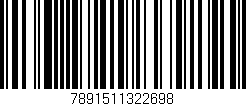Código de barras (EAN, GTIN, SKU, ISBN): '7891511322698'