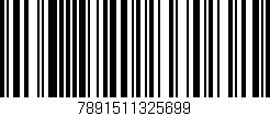 Código de barras (EAN, GTIN, SKU, ISBN): '7891511325699'