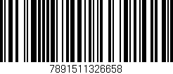 Código de barras (EAN, GTIN, SKU, ISBN): '7891511326658'