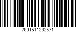 Código de barras (EAN, GTIN, SKU, ISBN): '7891511333571'